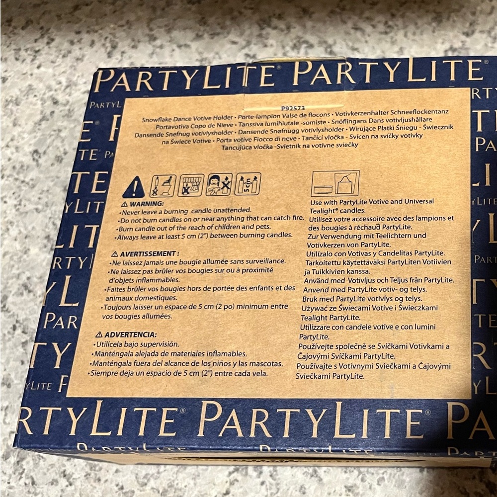 Rare PARTYLITE Silver Tone Snowflake Candle Holders - Picture 12 of 14